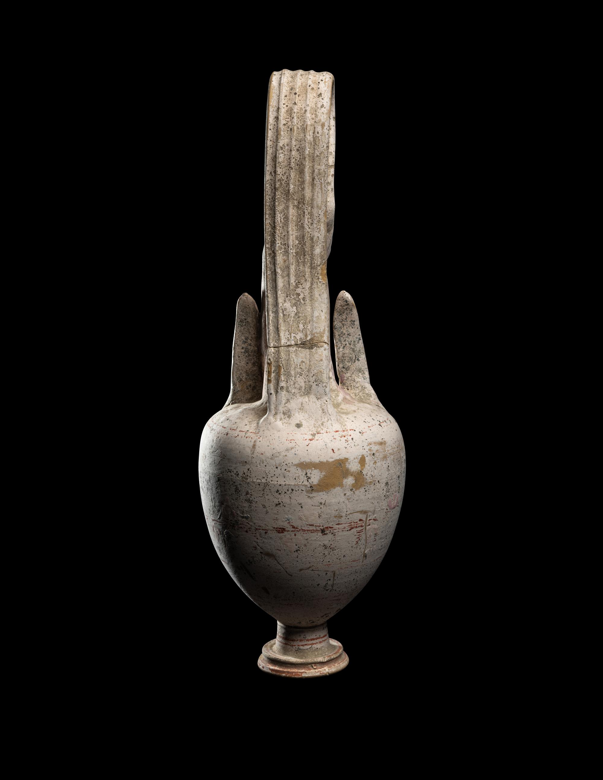 A Canosan Painted Pottery Oinochoe