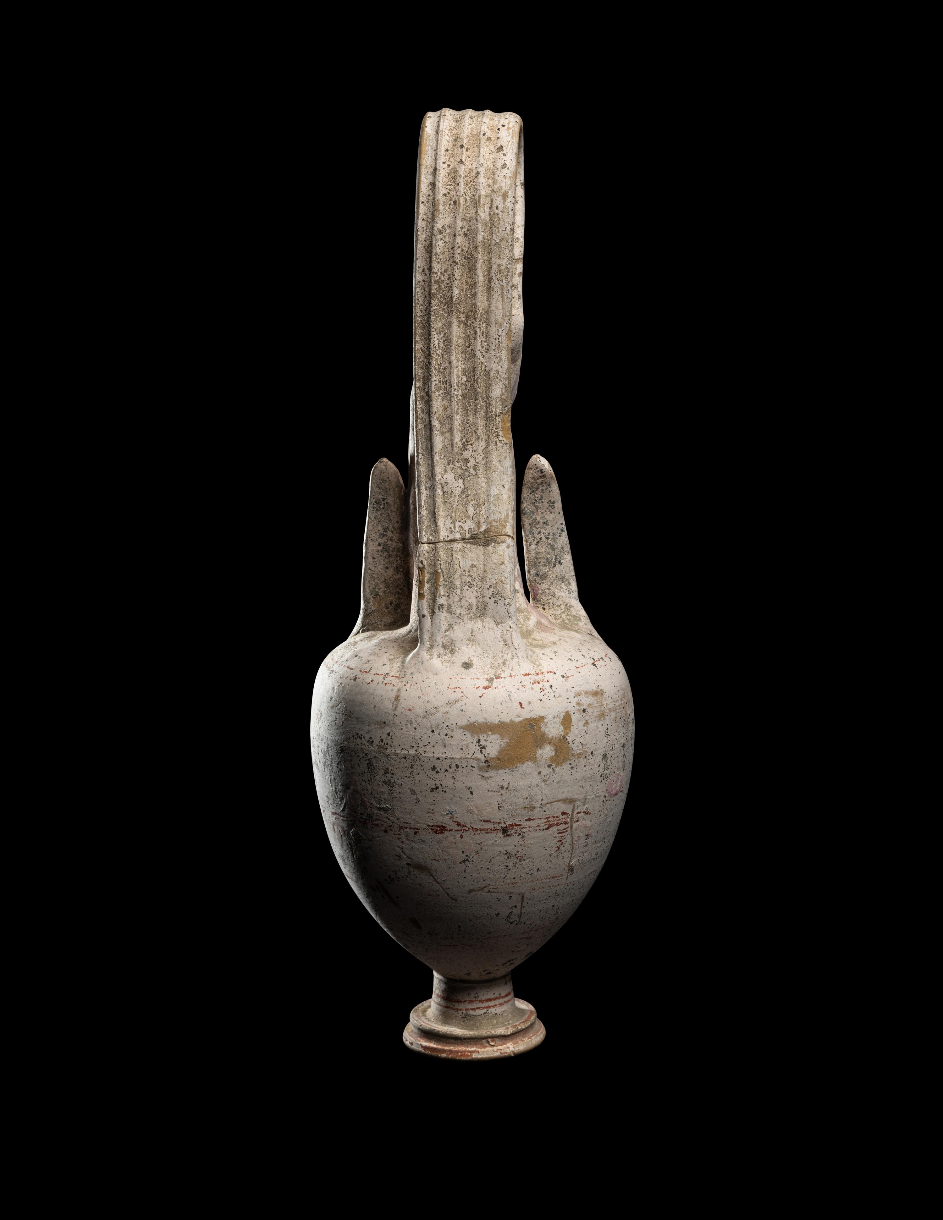 A Canosan Painted Pottery Oinochoe
