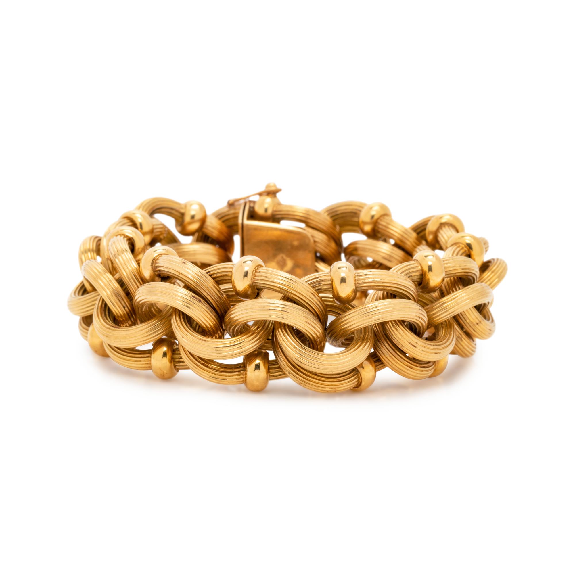 YELLOW GOLD BRACELET