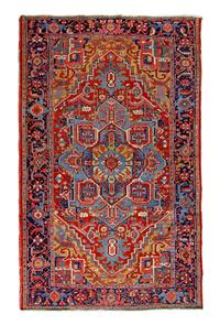A Heriz Wool Rug
