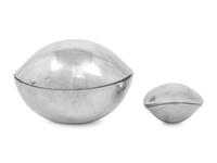 Two Henning Koppel for Georg Jensen Silver Bonbonnières