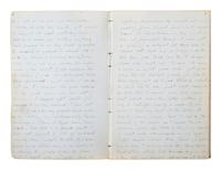 [SHIPWRECK MANUSCRIPT]. JEWETT, Fayette. "Journal of a Voyage from Boston to Smyrna in Bark Edisto Capt. Kendrick." 21 March-29 April 1853.