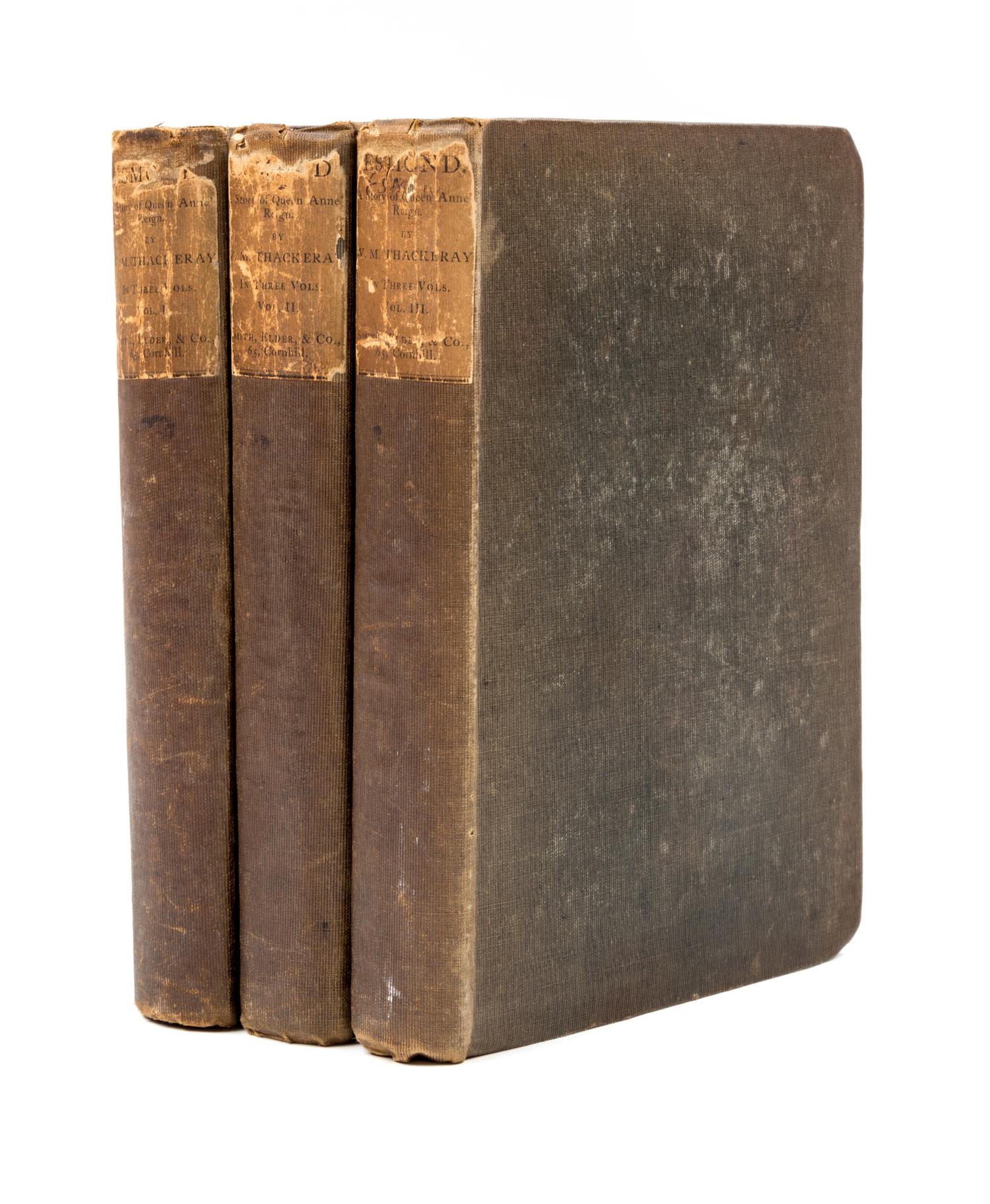 THACKERAY, W.M. The History of Henry Esmond. London, 1852.