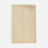 [Americana] [Declaration of Independence] Biddle, Owen Manuscript Document, Signed and Inscribed