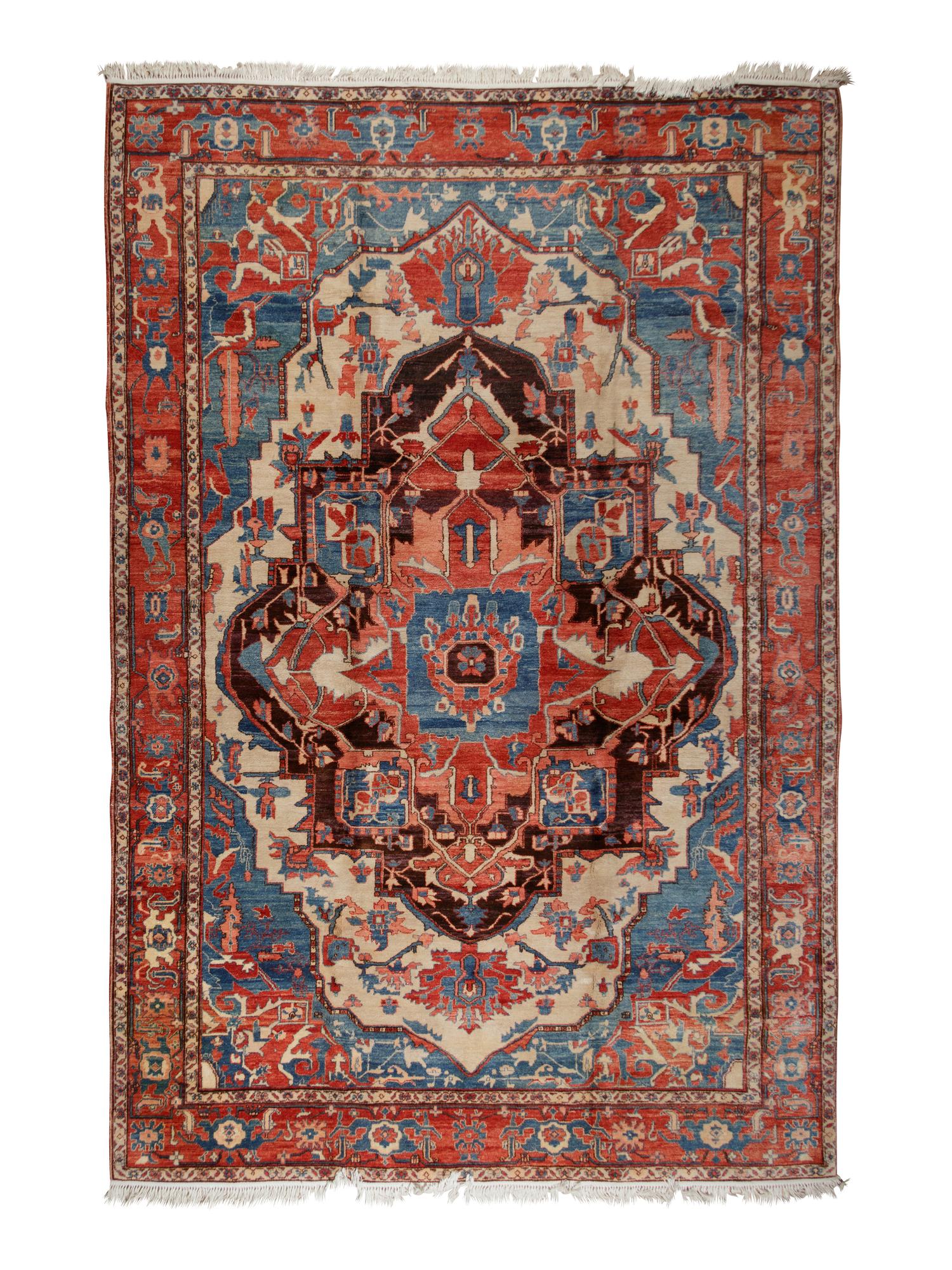A Heriz Wool Rug