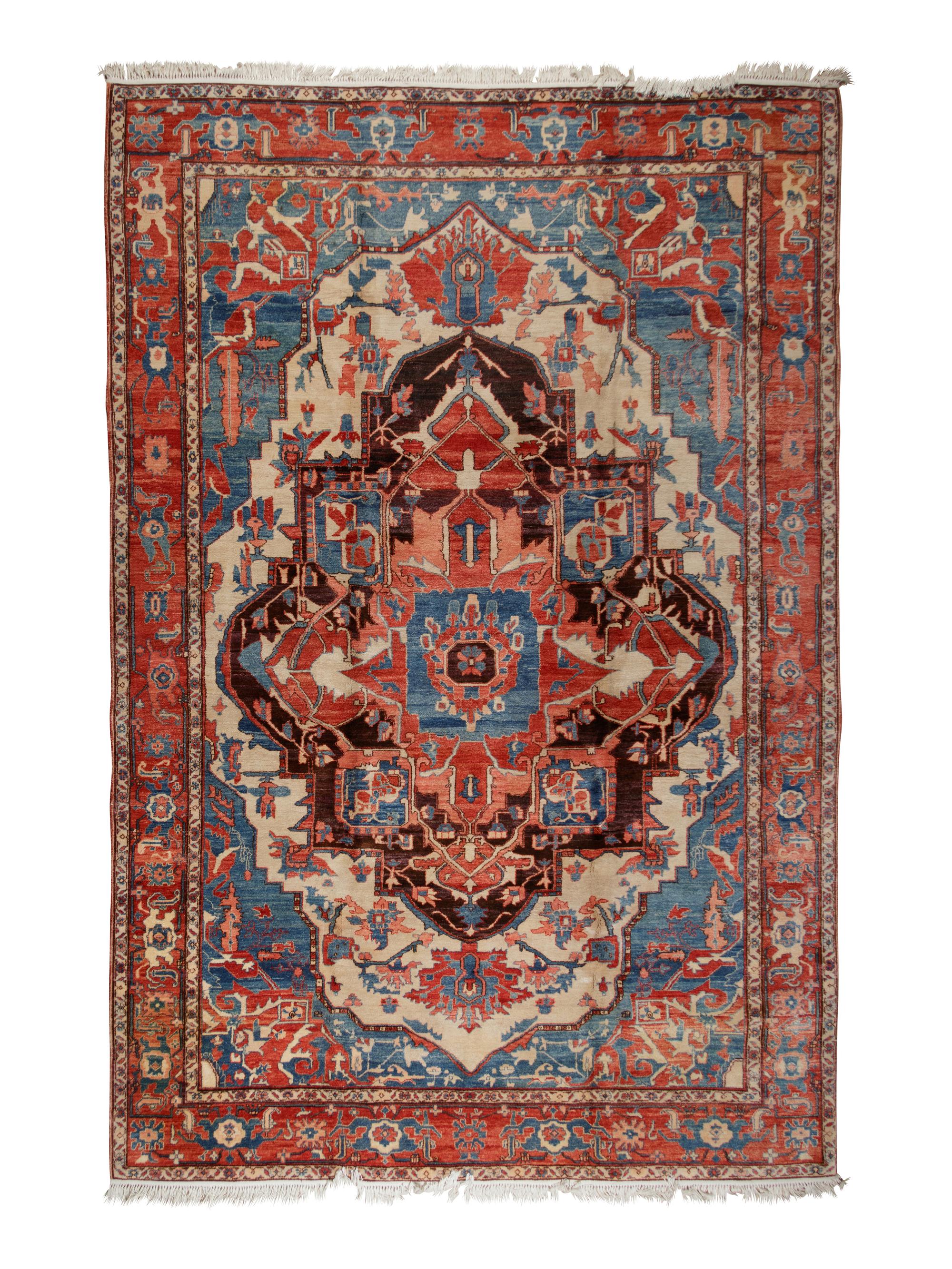 A Heriz Wool Rug