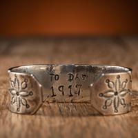 Navajo Stamped Ingot Cuff Bracelet