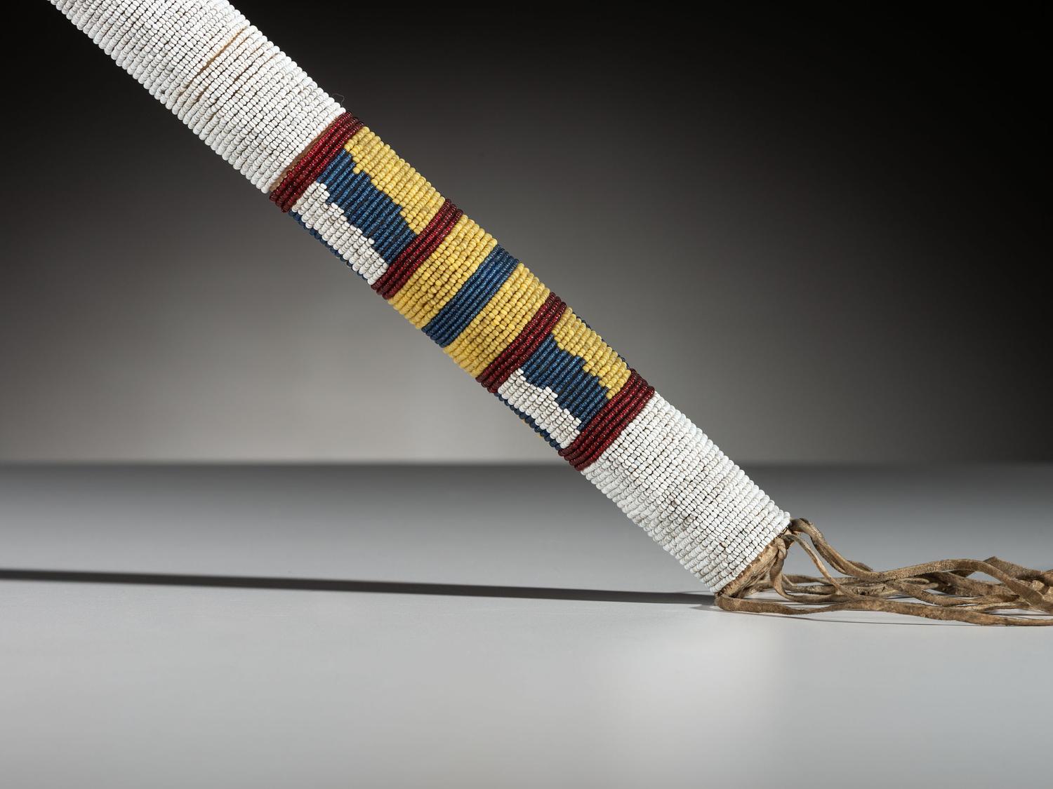 Blackfeet Beaded Pipe Stem Carrier