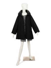 Giorgio Armani Black Nylon Puffer Coat, 2000-10s