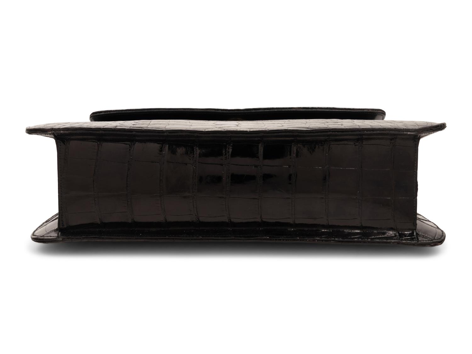 Judith Leiber Alligator Flap Bag