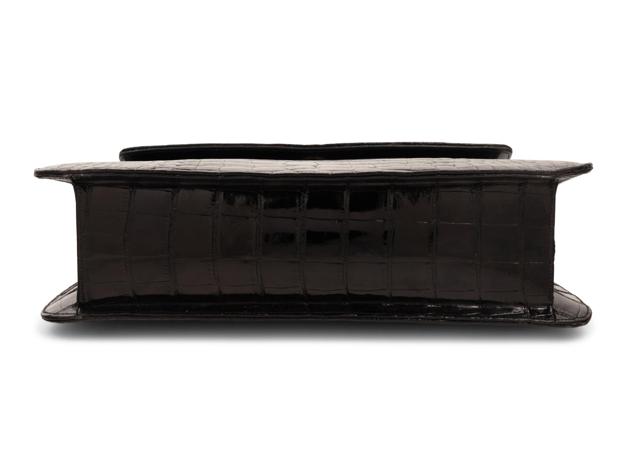 Judith Leiber Alligator Flap Bag