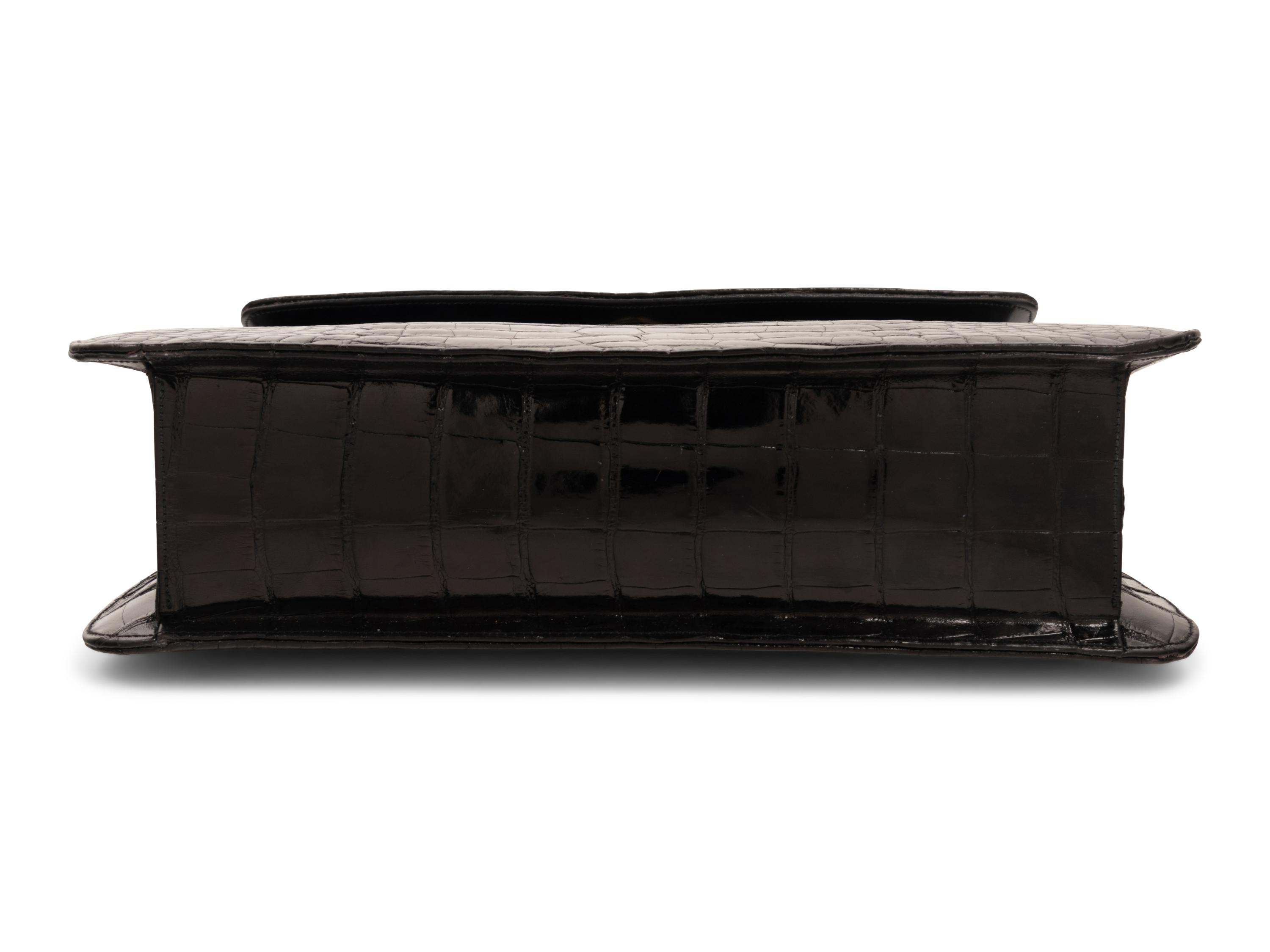 Judith Leiber Alligator Flap Bag