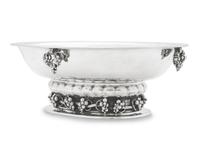 A Georg Jensen Silver Grapevine Centerpiece Bowl
