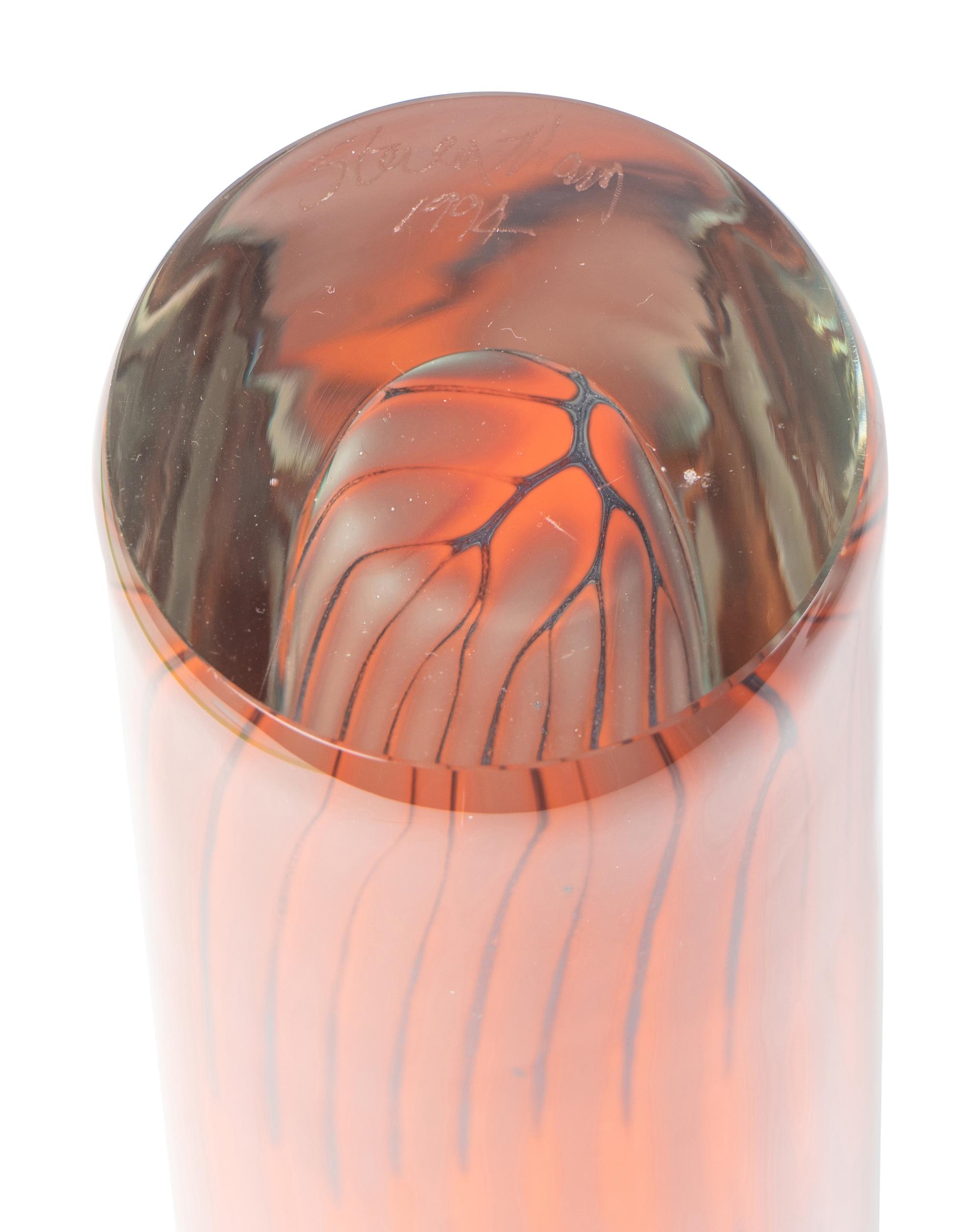 Two Studio Glass Vases — 20TH CENTURY