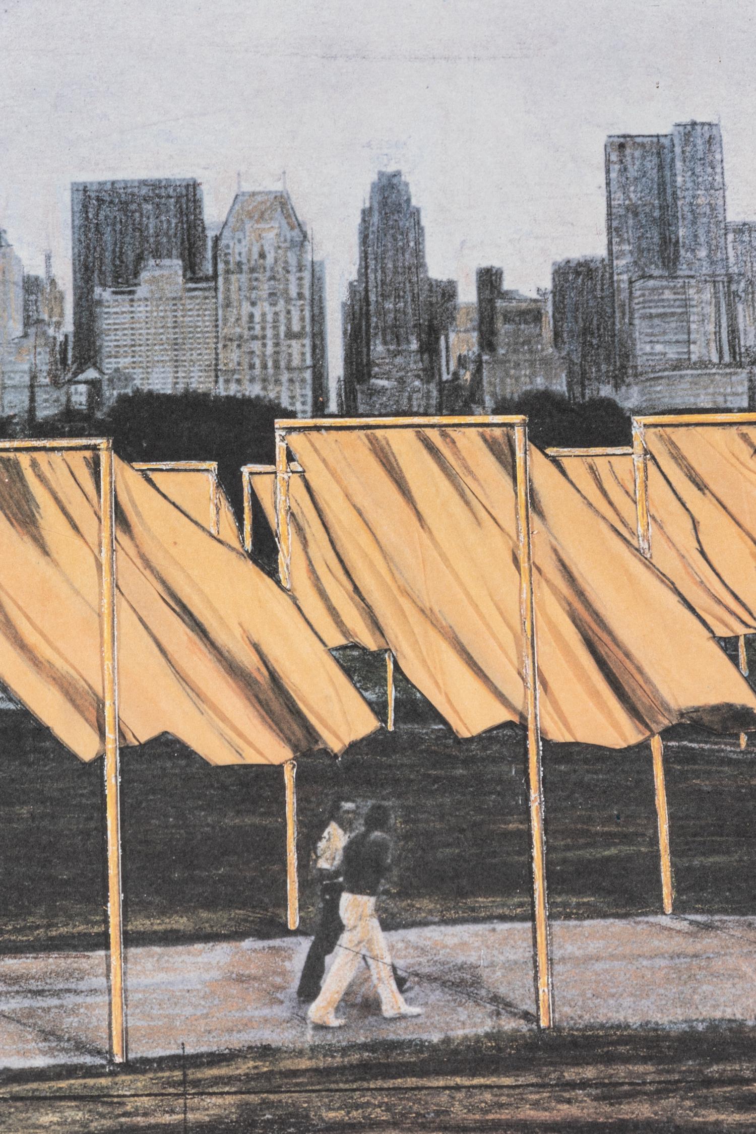 Three Posters (The Gates, Project for Central Park; The Gates, Project for Central Park; and Over the River Project for Colorado)