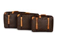 Three Louis Vuitton Satellite Travel Bags