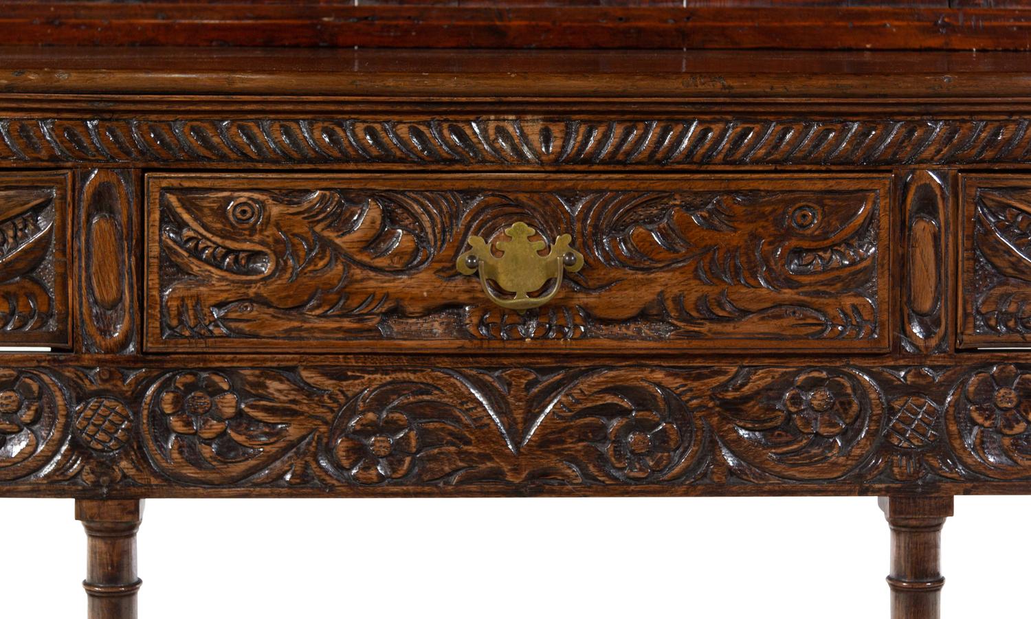 A Welsh Oak and Walnut Dresser