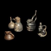 A Group of 3 Pre-Columbian Terracotta Vessels and 1 Terracotta Vessel