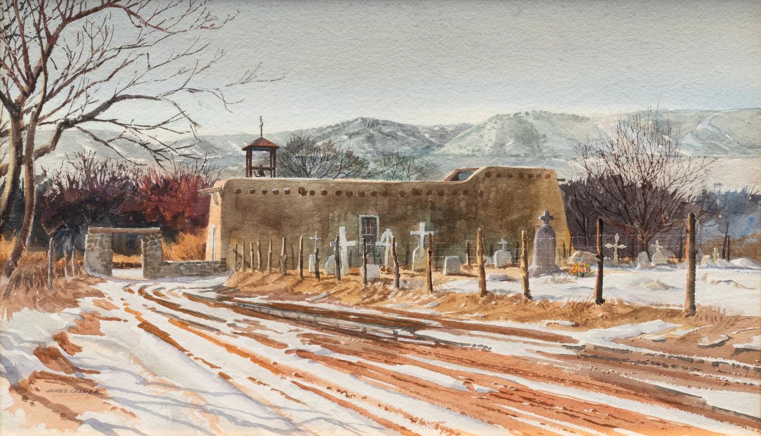 Church Near Rio Chama (Chamita), 1977