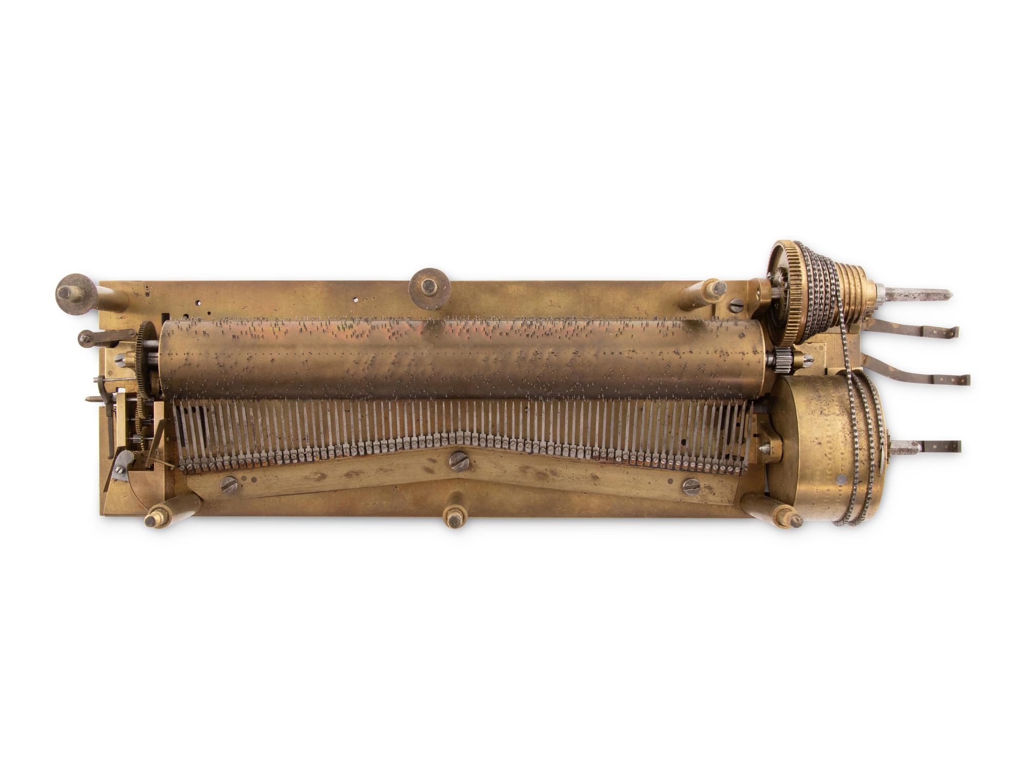 An Early Fusée Musical Clock Base