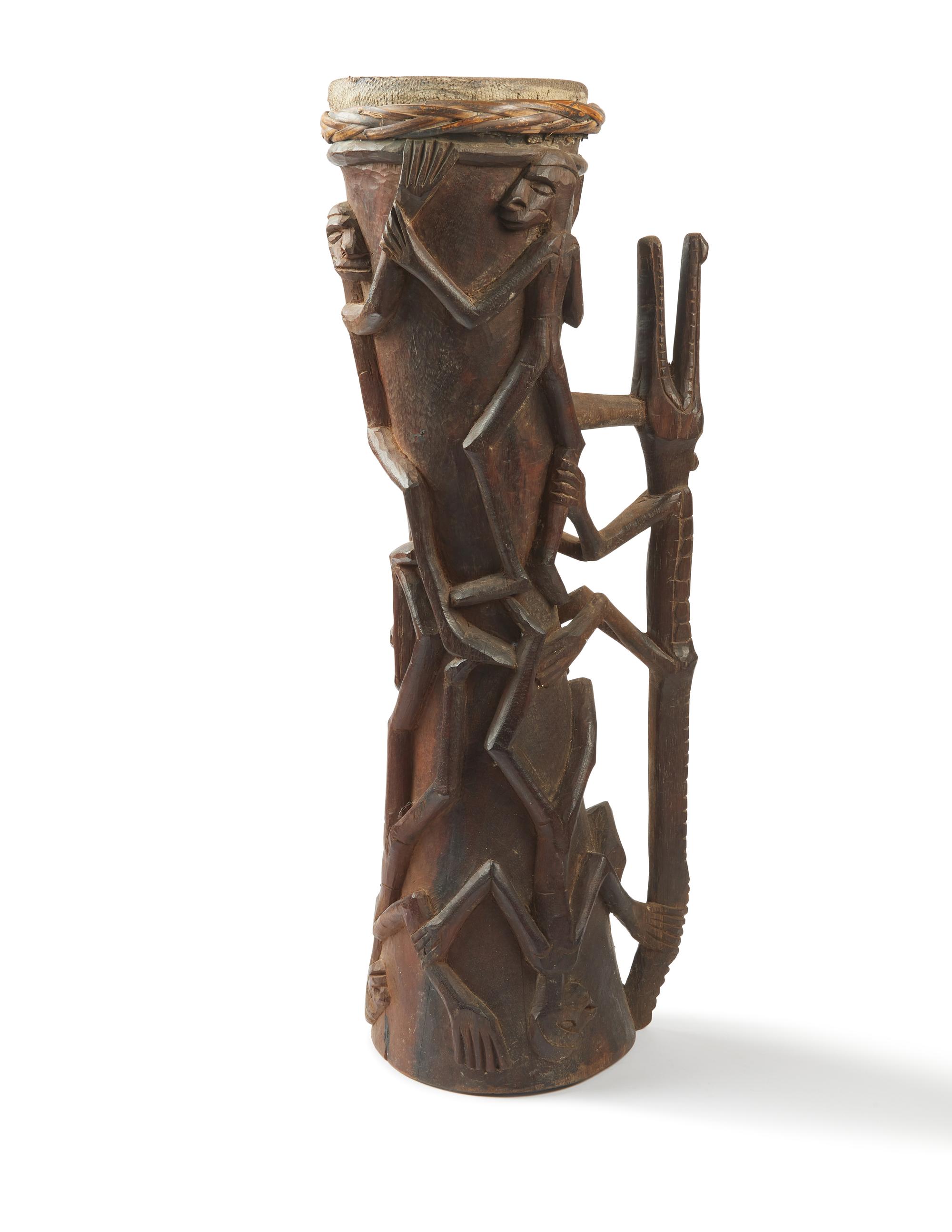 Two Asmat Drums