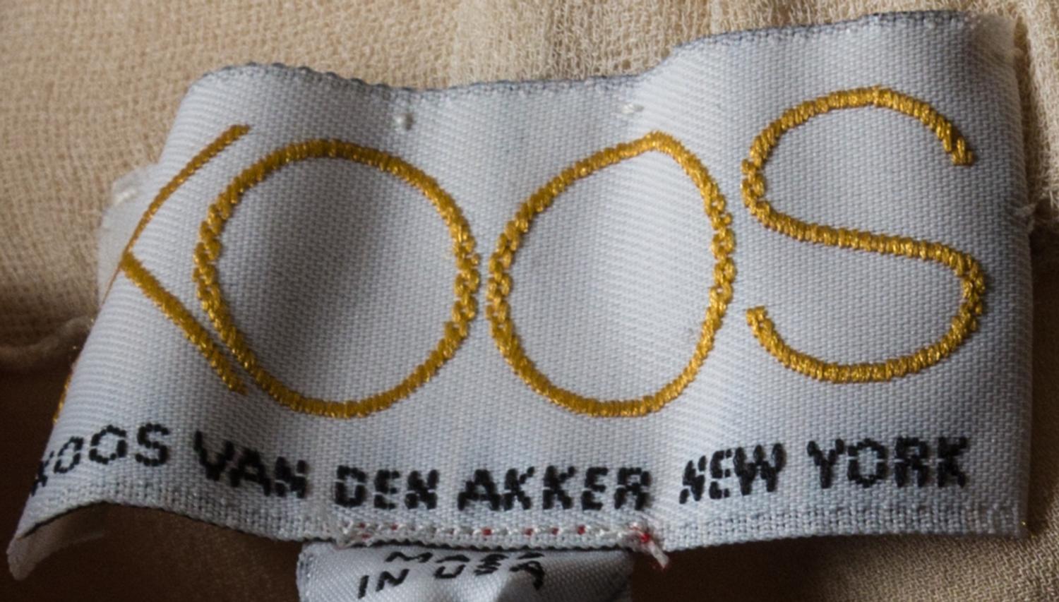 A Koos Van Den Akker Multicolor Pleated Skirt,