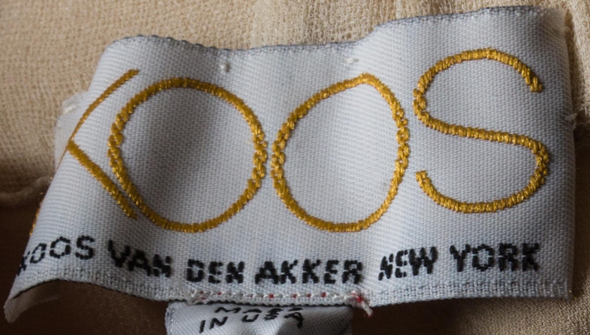 A Koos Van Den Akker Multicolor Pleated Skirt,