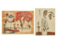 Standing Woman; together with Seascape (Two Works)