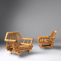 Pair of Lounge Chairs, c. 1970