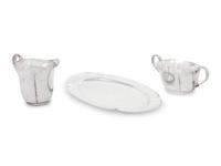 An American Arts & Crafts Silver Three-Piece Creamer and Sugar Set
