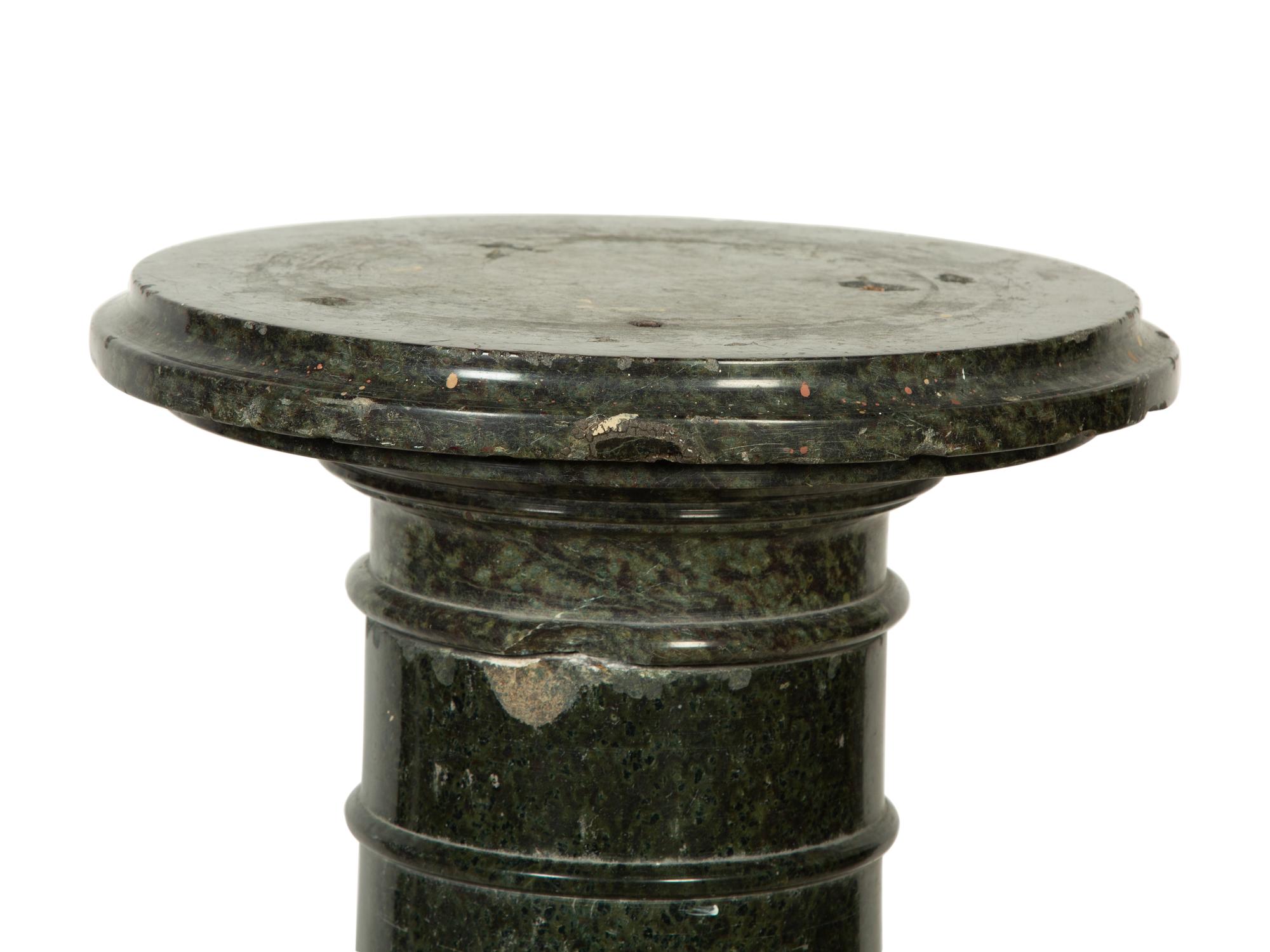 A Continental Marble Pedestal