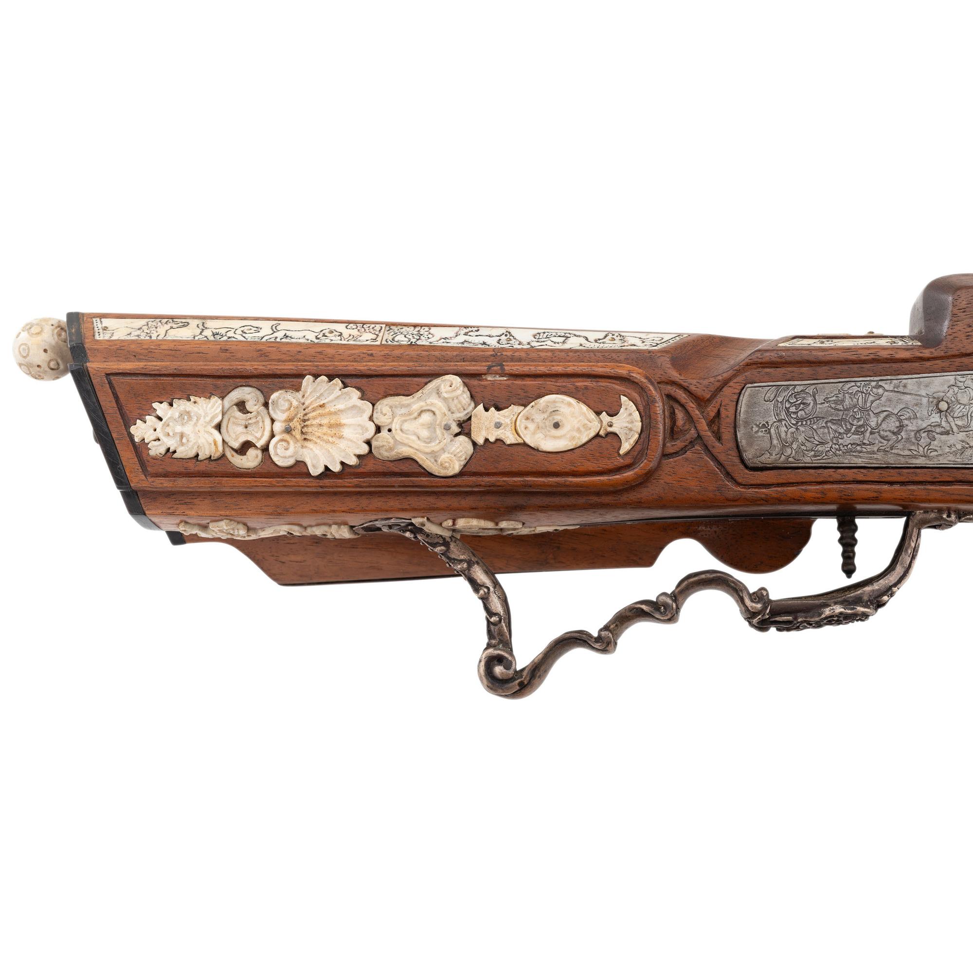 Contemporary Wheellock Rifle by John B. Derrick (American, b.1936)