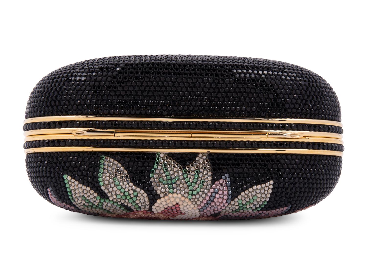 Judith Leiber Padded Floral Motif Minaudière