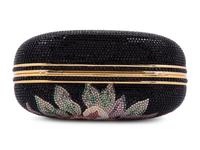 Judith Leiber Padded Floral Motif Minaudière