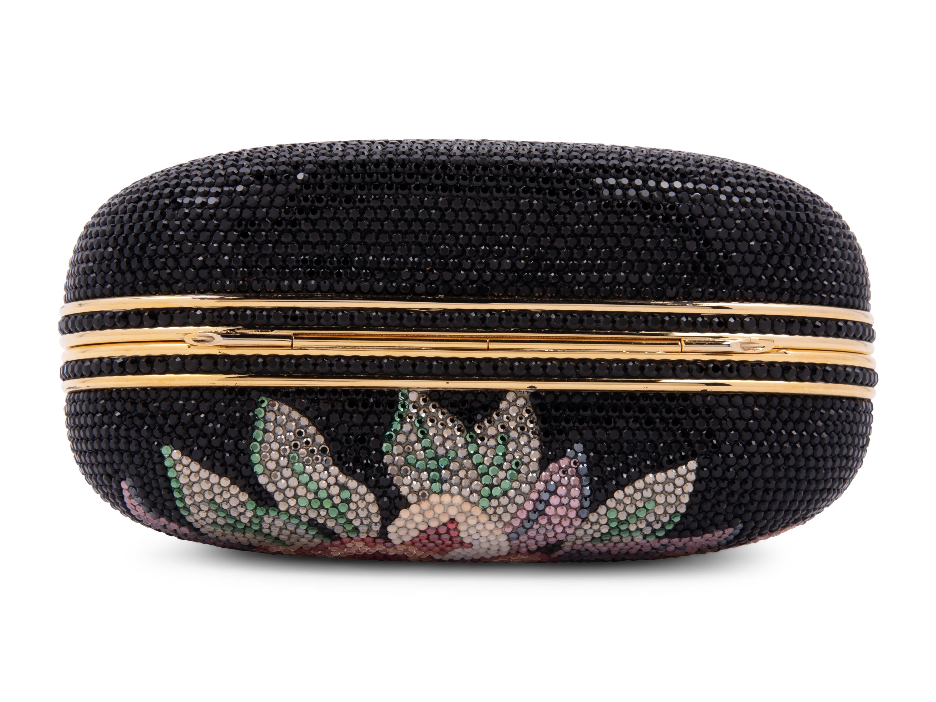 Judith Leiber Padded Floral Motif Minaudière