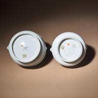 Two Chinese Blanc-de-Chine Porcelain Incense Burners, 17th-18th Century — 清早期 德化白瓷雙獸首香爐兩具