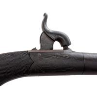 Tryon Retailer Marked English Percussion Twist-Off Pocket Pistol