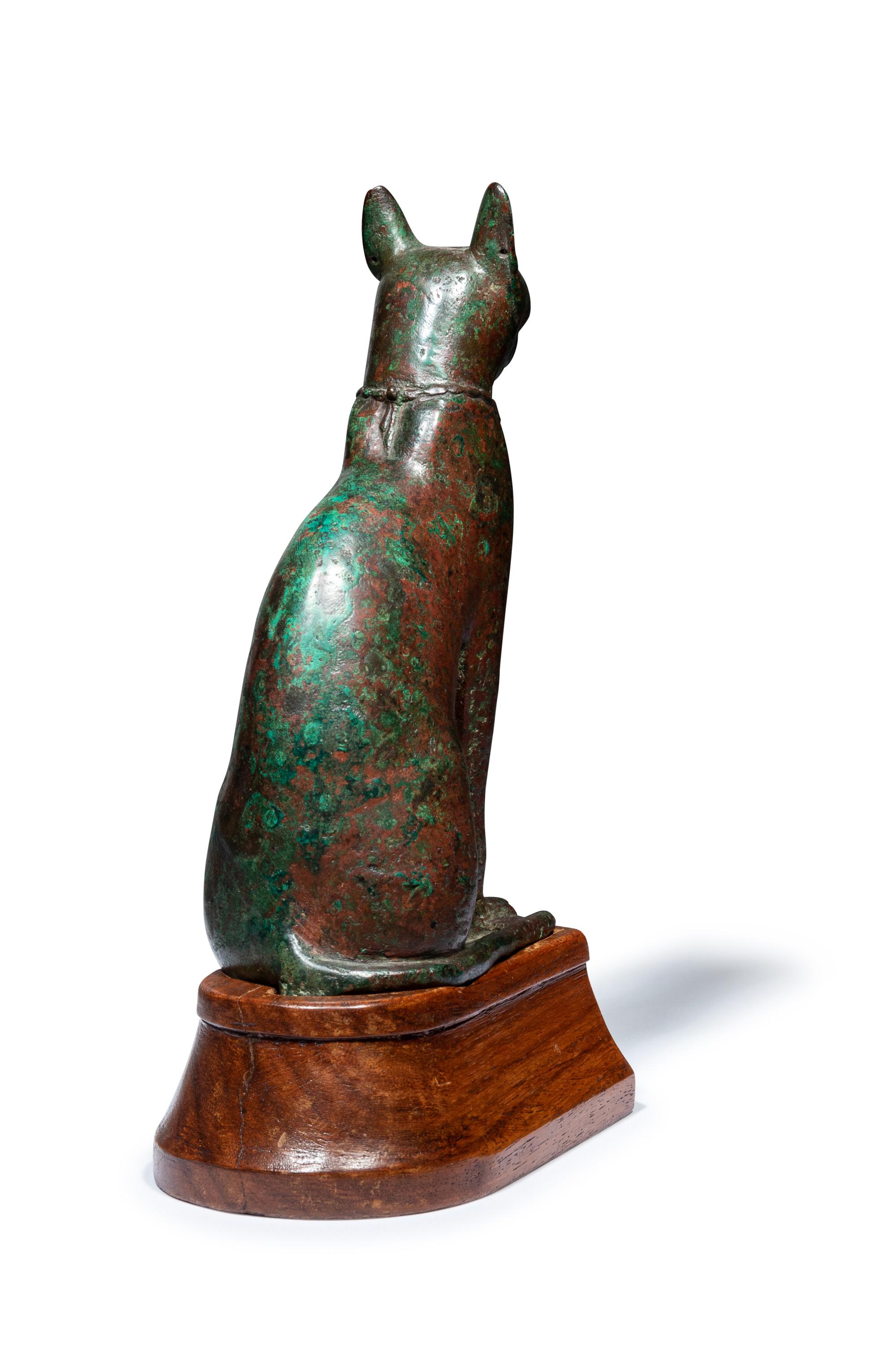 An Egyptian Bronze Cat