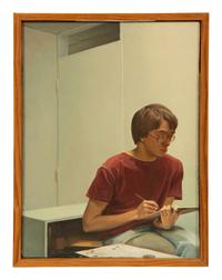 Young Man Writing