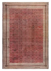 A Meshed Wool Rug