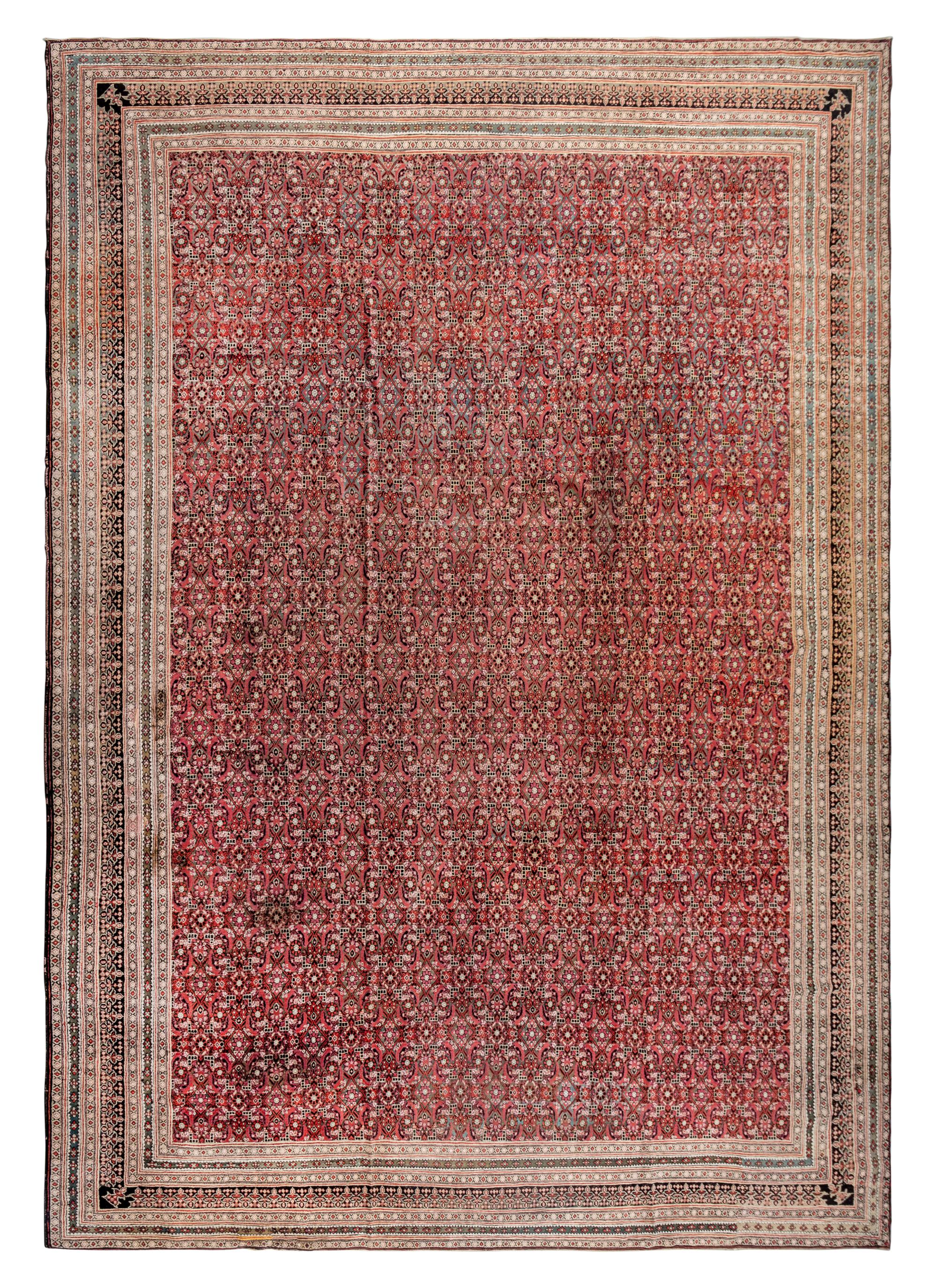 A Meshed Wool Rug