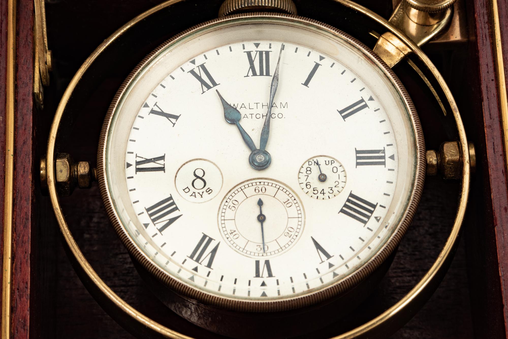 An English Mahogany Cased Eight-Day Ship's Chronometer