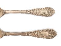 A Group of Silver Serving Flatware