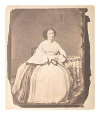 Lola Montez MEADE, Charles R. (1827-1858) & MEADE, Henry W.M. (1822-1865), photographers. Salted paper print from a calotype negative of Lola Montez (1821-1861).