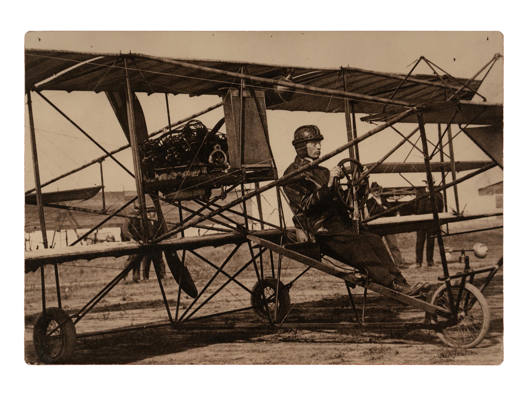 WATSON, G.R. "Glenn Martin to Test-Fly "Pusher" Curtis Single Engine." Ca 1920-1929 (printed 1972)