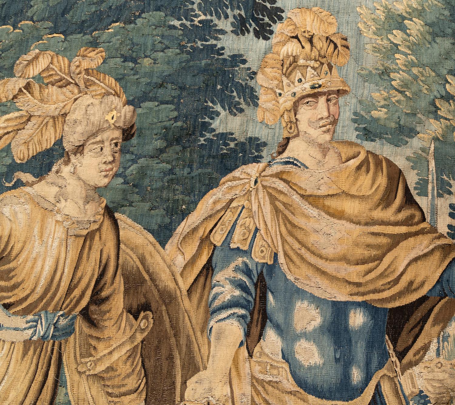 An Aubusson Wool Tapestry