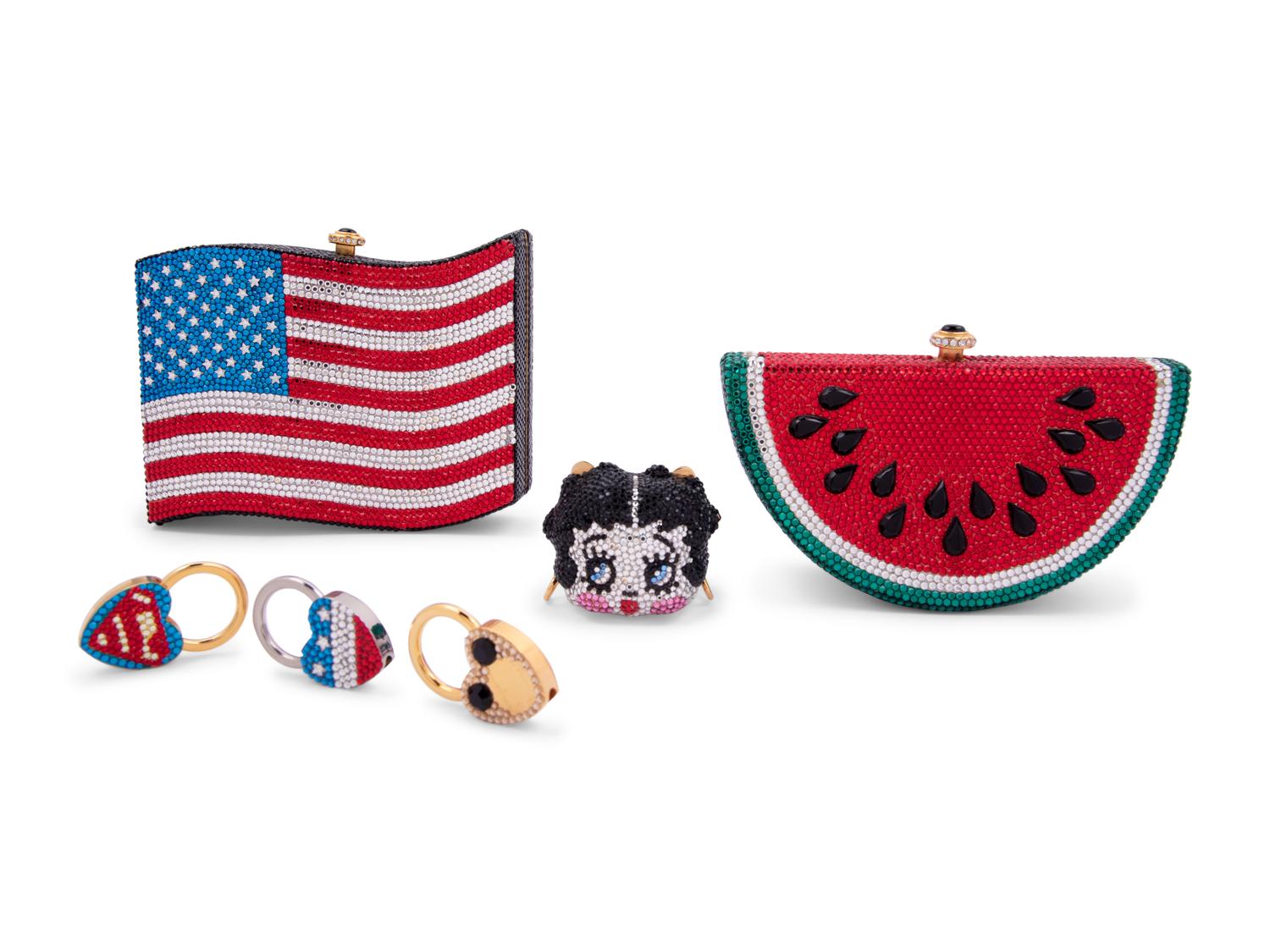 Six Kathrine Baumann Americana and Pop Culture Accessories