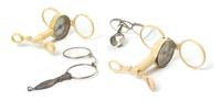 A Collection of Vintage Optics, Length of longest 4 inches.