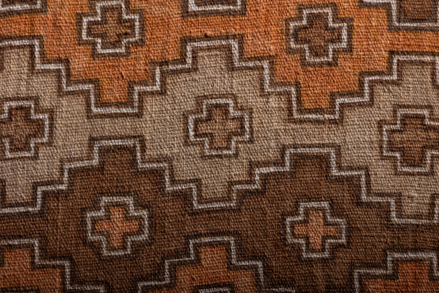 A Chancay Painted Geometric Textile