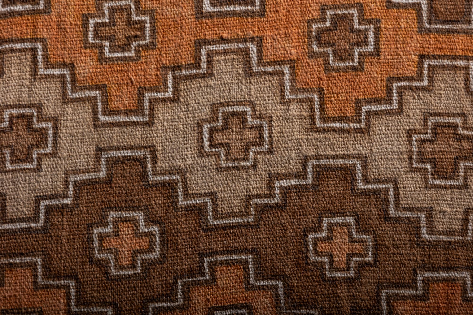 A Chancay Painted Geometric Textile
